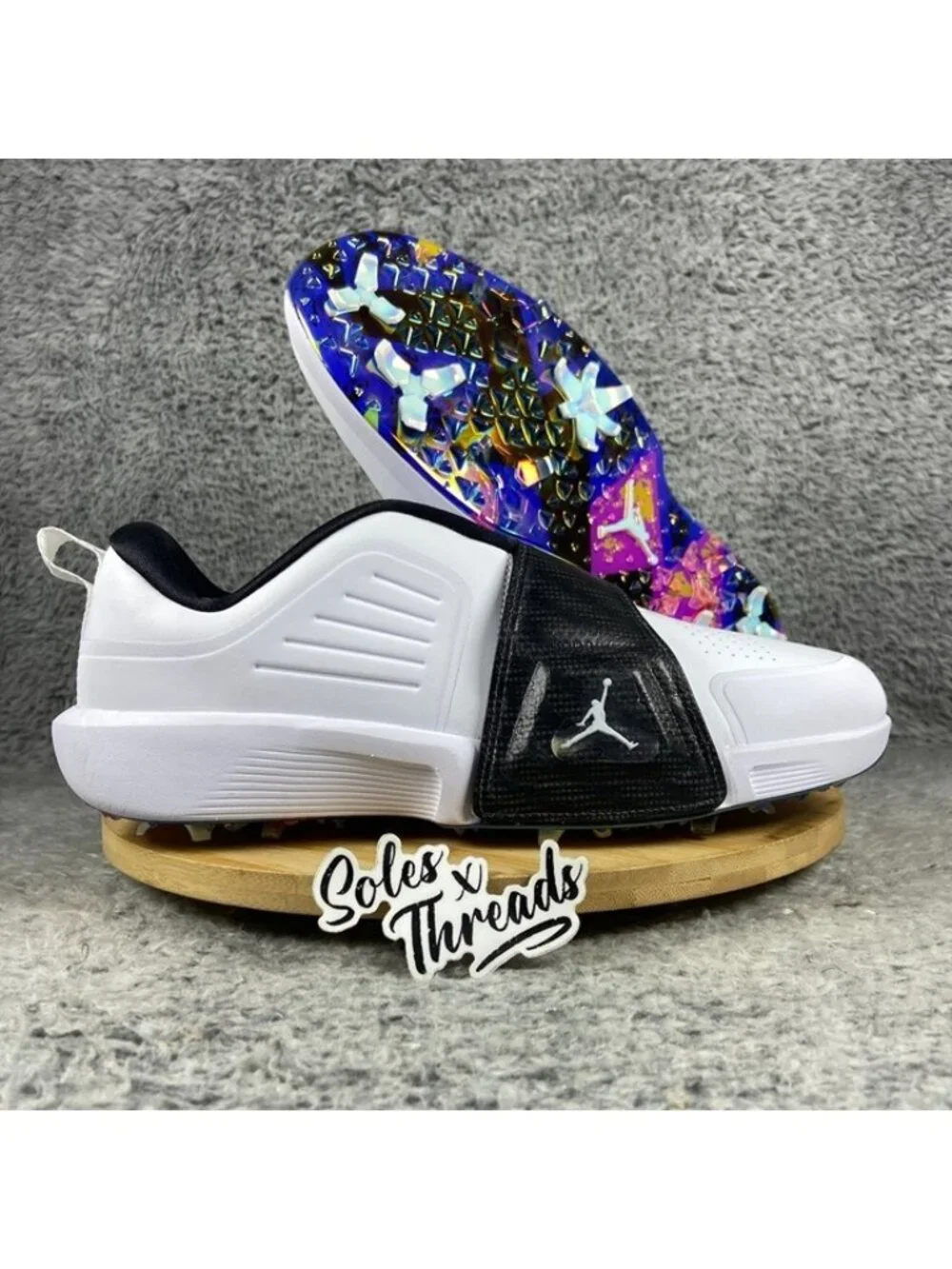 Air Jordan Rev Golf Shoes Size 10 Men White Black FV6338-103